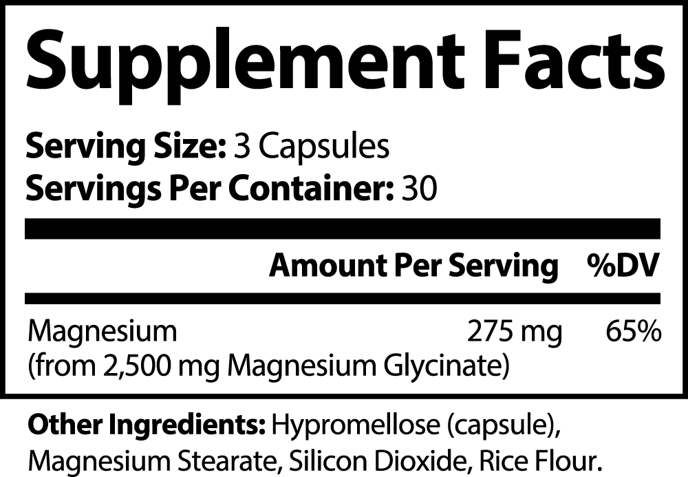 Magnesium Glycinate - Suplimend